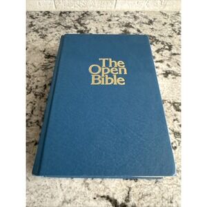 Holy Bible King James Version The Open Bible Edition Nelson 652B Red Letter Blue